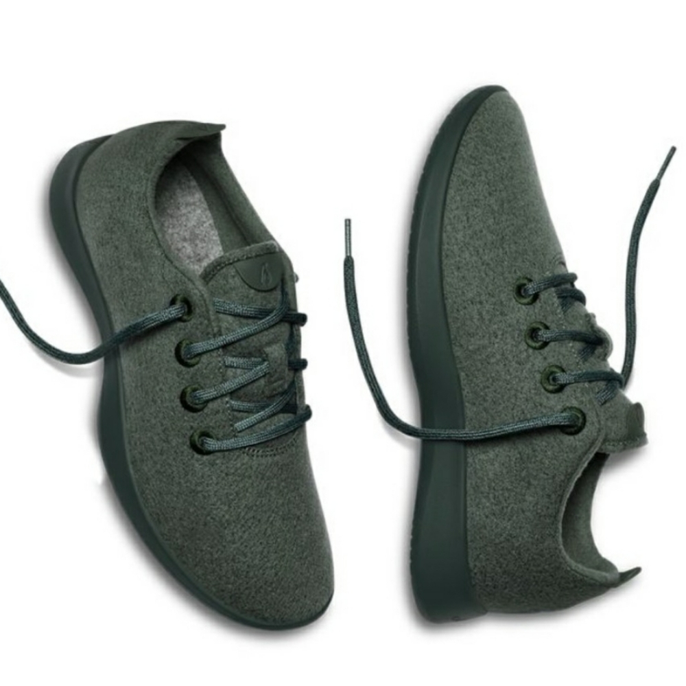 Allbirds Green Wool Runner Sneaker